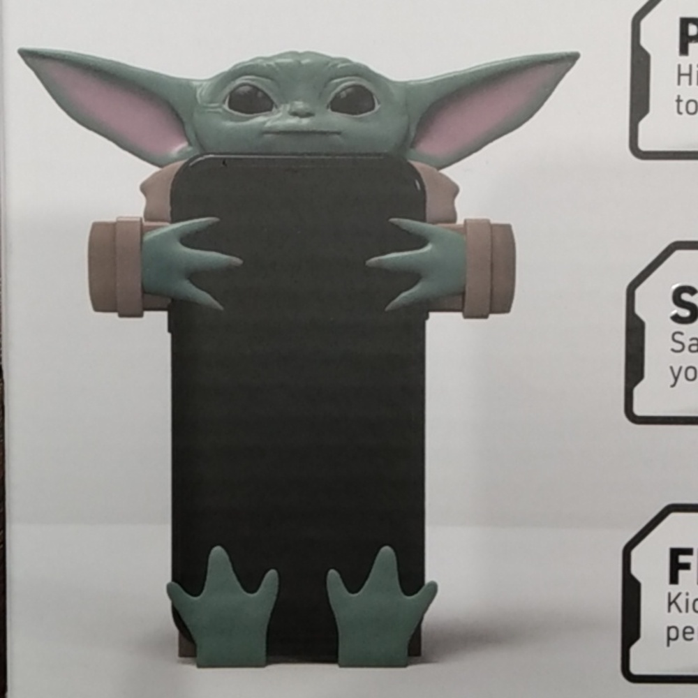 Star Wars The Mandalorian Grogu Flexi Phone Holder and Stand Disney